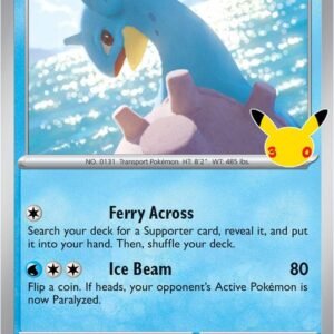 tcg-716450 Lapras - 017/128 | 017/128 | Holofoil | ME: 30th Celebration