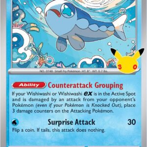 Wishiwashi | 022/128 | Holofoil | ME: 30th Celebration