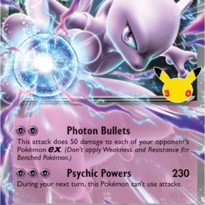 tcg-716463 Mewtwo ex 064/128 de Pokémon TCG 30th Celebration