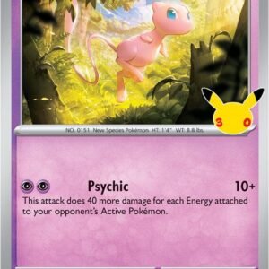 tcg-716464 Mew | 065/128 | Holofoil | ME: 30th Celebration