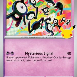 tcg-716468 Unown | 072/128 | Holofoil | ME: 30th Celebration