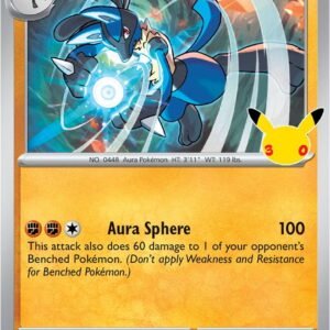 Lucario | 083/128 | Holofoil | ME: 30th Celebration