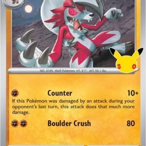tcg-716481 Lycanroc - 085/128 | 085/128 | Holofoil | ME: 30th Celebration