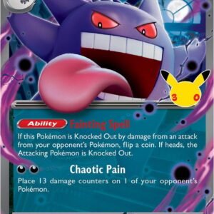 tcg-716485 Gengar ex - 090/128 | 090/128 | Holofoil | ME: 30th Celebration