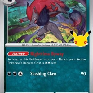 tcg-716489 Zoroark | 096/128 | Holofoil | ME: 30th Celebration