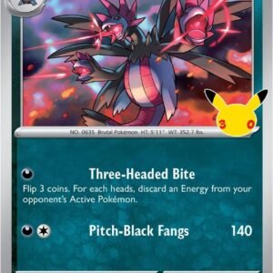 Hydreigon | 099/128 | Holofoil | ME: 30th Celebration