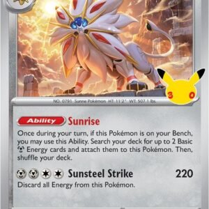 tcg-716498 Solgaleo | 105/128 | Holofoil | ME: 30th Celebration