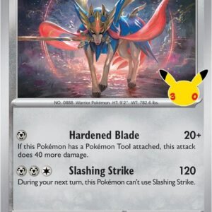 Zacian | 106/128 | Holofoil | ME: 30th Celebration
