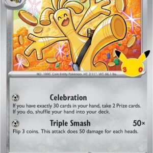tcg-716501 Gholdengo - 108/128 | 108/128 | Holofoil | ME: 30th Celebration