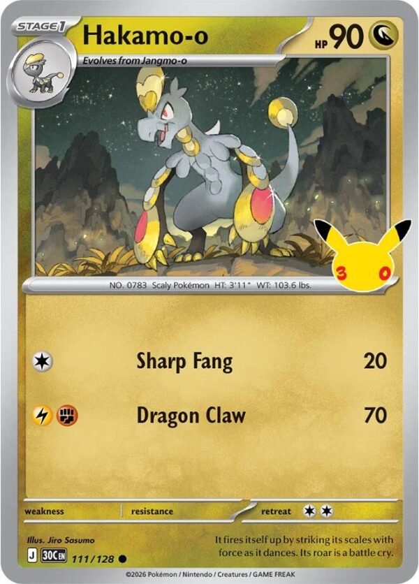 tcg-716504 Hakamo-o | 111/128 | Holofoil | ME: 30th Celebration