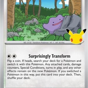 tcg-716507 Ditto | 115/128 | Holofoil | ME: 30th Celebration