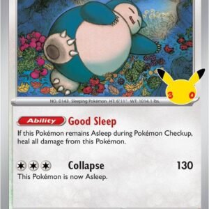 tcg-716508 Snorlax | 119/128 | Holofoil | ME: 30th Celebration